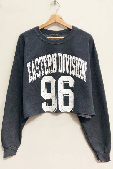 Evercado - Eastern Division Graphic Cropped Sweatshirt
