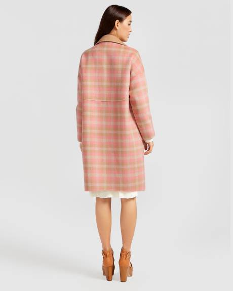 Belle & Bloom Publisher manteau à double boutonnage en laine mélangée