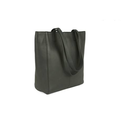 Eastern Counties Leather - Womens/Ladies Polly Contrast Pocket Tote Bag