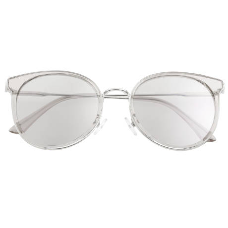 Bertha - Brielle Polarized Sunglasses - Clear/Clear