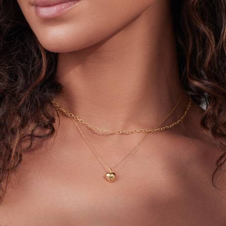 Bearfruit Jewelry - Puffed Heart Pendant Necklace