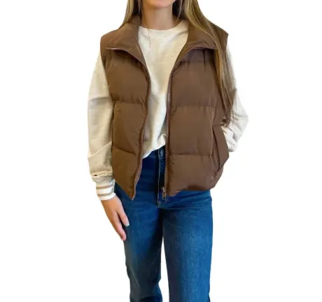 entro - Cropped Puffer Vest