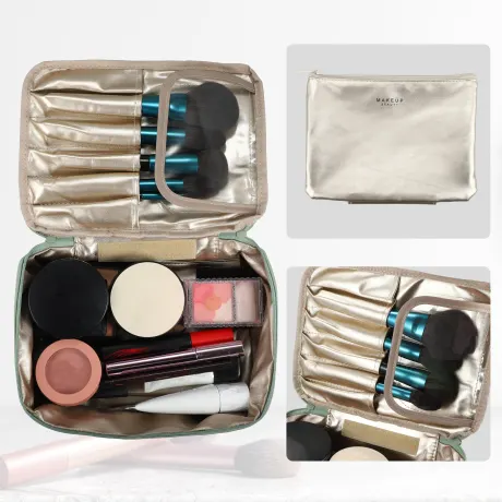 Unique Bargains- Travel Makeup Bag Brush Organizer Case
