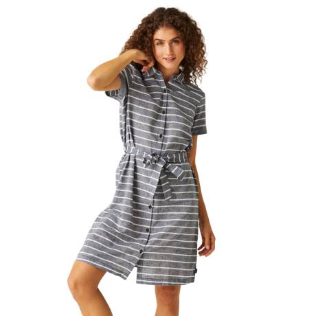 Regatta - Womens/Ladies Rema Striped Shirt Dress