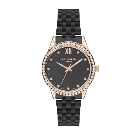 LEE COOPER-Women's Rose Gold 35mm  watch w/Grey Dial