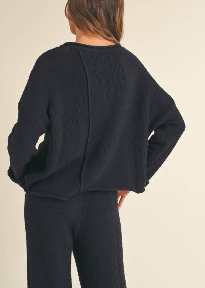 Evercado - Asymmetric Cut Sweater Top