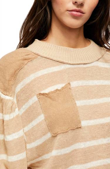 Free People - Between The Lines Stripe Sweater