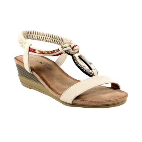 Lunar - Womens/Ladies Genoa Wedge Sandals