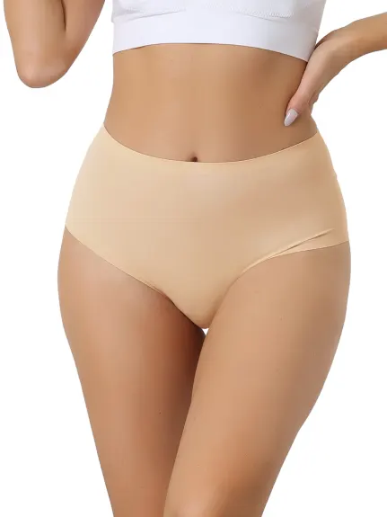 Allegra K- High Waisted Silky Breathable No Trace Briefs