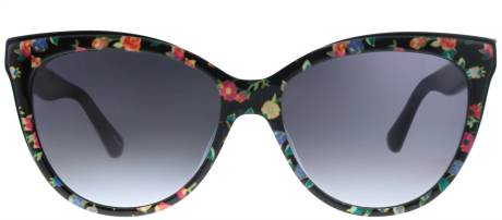 Kate Spade - Daesha Cat-Eye Plastic Sunglasses With Grey Gradient Lens