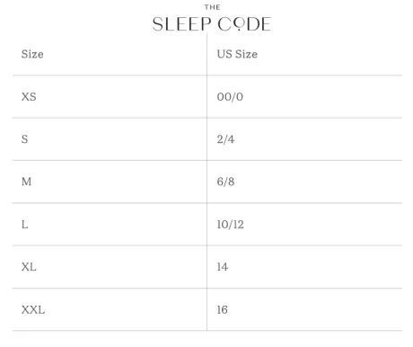 The Sleep Code - Sasi Washable Silk Pj Set