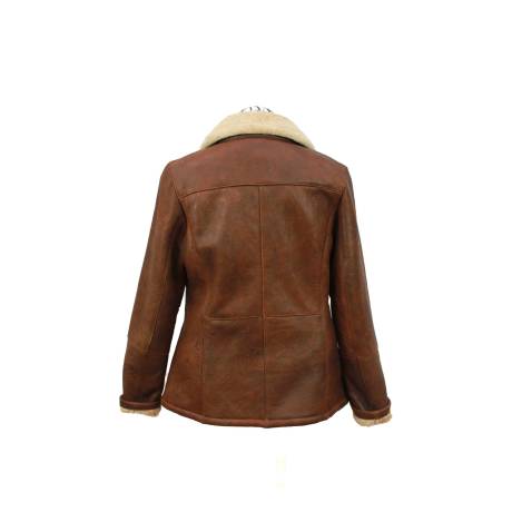 Eastern Counties Leather - Womens/Ladies Hillary Aviator Sheepskin Coat