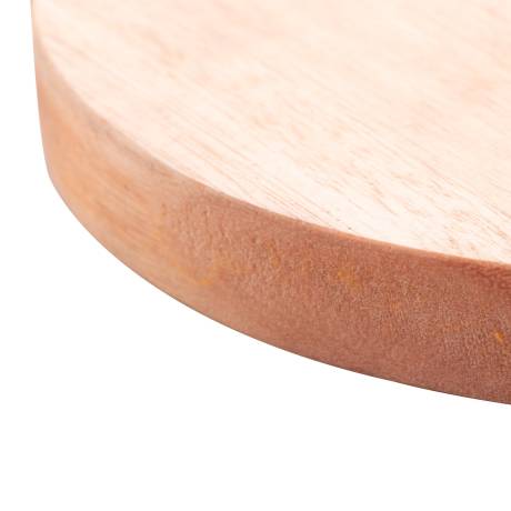 Liptus Collection Planche de service en bois avec poignée en acier inoxydable 20x2cm