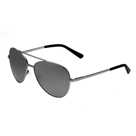 Bertha Bianca Polarized Sunglasses - Silver/Black