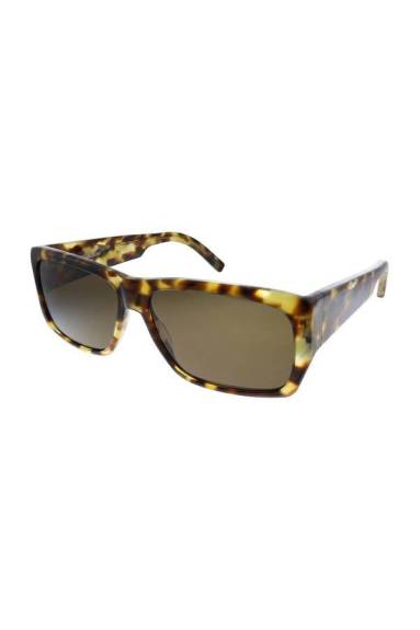SAINT LAURENT - Rectangle Acetate Sunglasses With Brown Lens