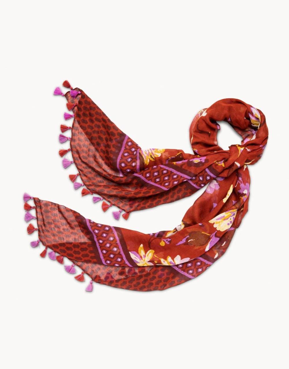 spartina 449 - Painterly Floral Scarf