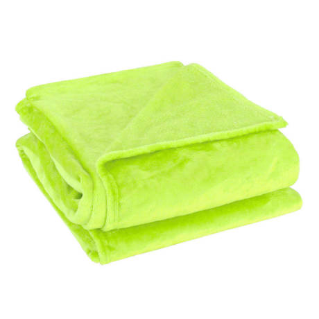 PiccoCasa- Flannel Fleece Soft Plush Microfiber Bed Blanket 78x90 Inch