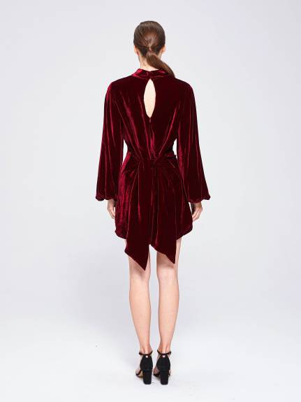 THE 28TH ROSE - Mini-robe en velours Wanda