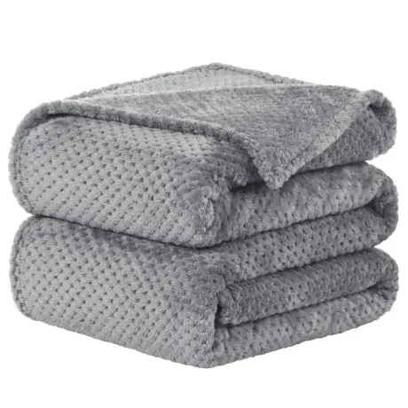 PiccoCasa- couvertures de lit en mollet flanelle (70"x78")