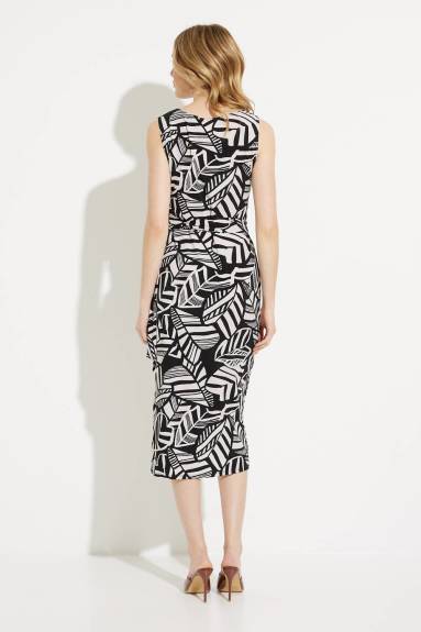 Joseph Ribkoff - Palm Print Sleeveless Dress