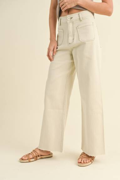 Evercado - Pantalon large à poches avant
