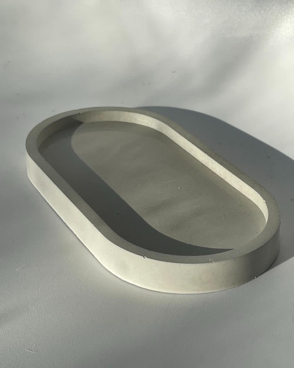 Oval Concrete Tray | AARAM LUX