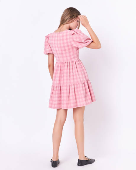 English Factory- Tweed Babydoll Dress