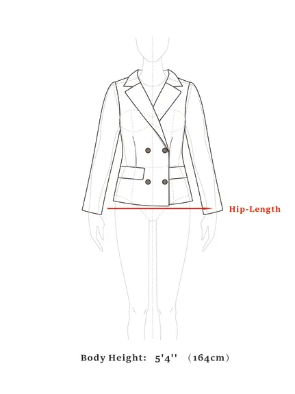 Allegra K- Notched Lapel Flap Pocket Fleece Overcoat