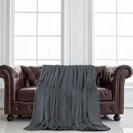 PiccoCasa- Flannel Fleece Blanket 78x90 Inch