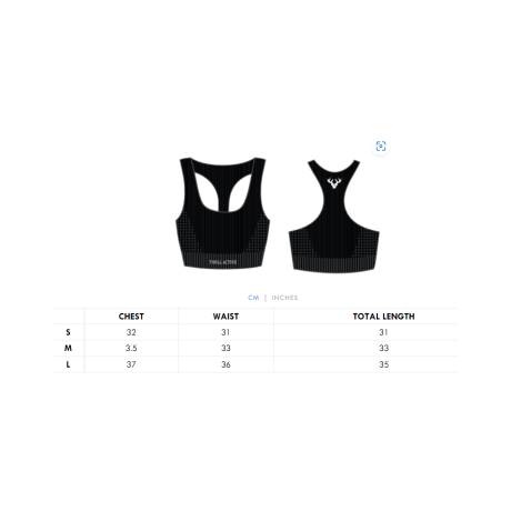 Twill Active - Nomex Recycled Rib Racer Sports Bra - Mink