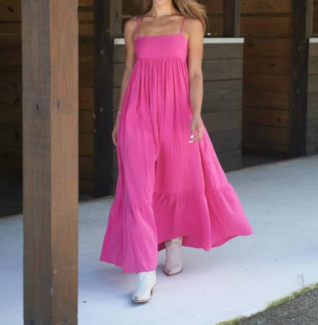 2.7 AUGUST APPAREL - Baby Doll Maxi Dress