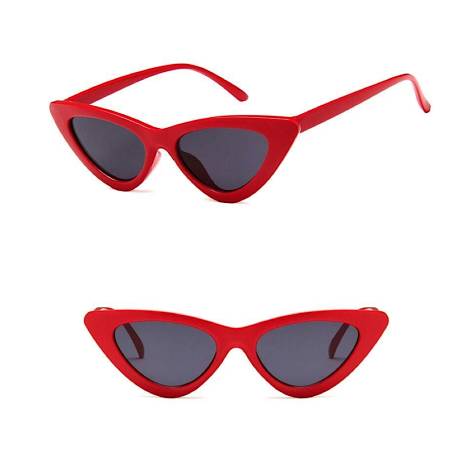 Red Cat Eye Sunglasses- Don't AsK