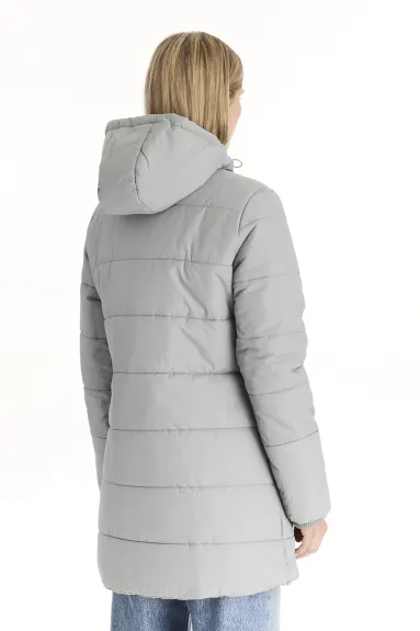 Quilted Hybrid Puffer Coat - Modern Eternity