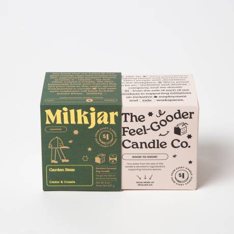 Milk Jar Garden State Candle | Cedar & Cassis 8oz