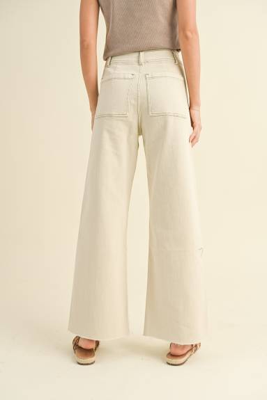 Evercado - Pantalon large à poches avant