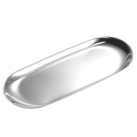 Cheibear- 9inch Stainless Steel Oval Plate Decor