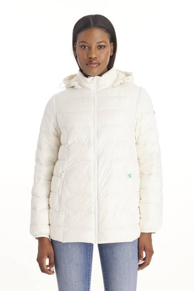 Down Lightweight Jacket With Removable Sleeves - Modern Eternity
