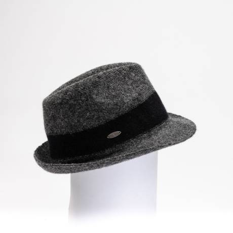 Canadian Hat 1918 - Ferrill - Fedora Court Avec Bande Contrastante