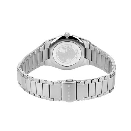 BERING - 32mm Ladies Ultra Slim Stainless Steel Watch In Silver/silver