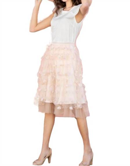 EVA FRANCO - Petal Fluttered Fete Tulle Skirt