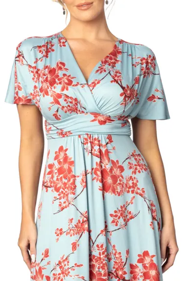 Kiyonna Vienna Short Sleeve Maxi Dress