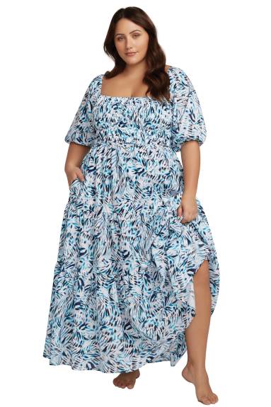 Artesands Ze Blu Handel Long Maxi Dress