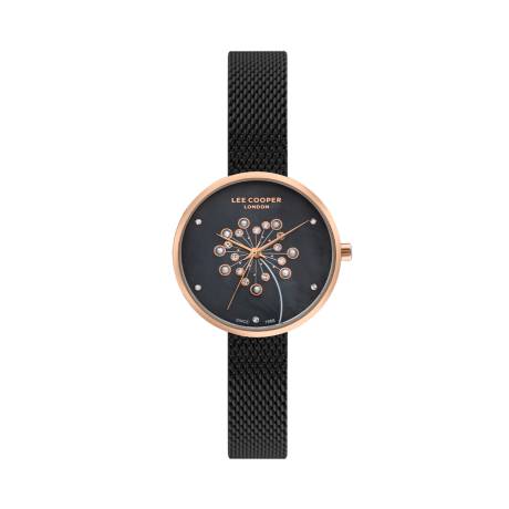 LEE COOPER-Women's Rose Gold 32mm  watch w/Black Dial