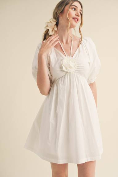 Evercado - Rosette Lovely Mini Dress