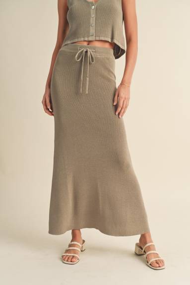 Evercado - Knit Maxi Skirt