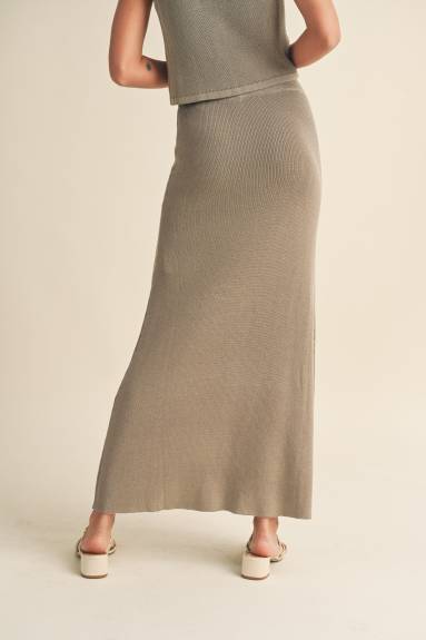 Evercado - Knit Maxi Skirt
