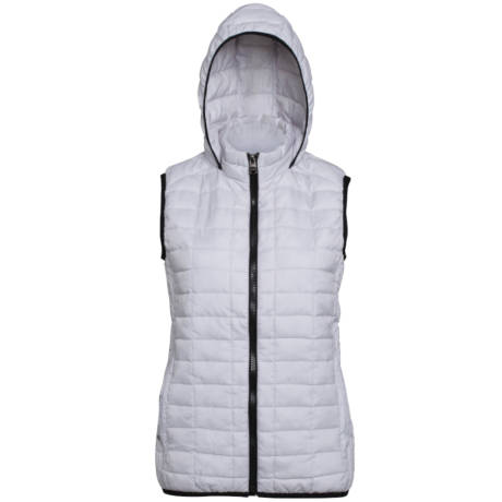 2786 - Womens/Ladies Honeycomb Zip Up Hooded Vest