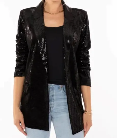 bishop + young Steal The Night Blazer à paillettes