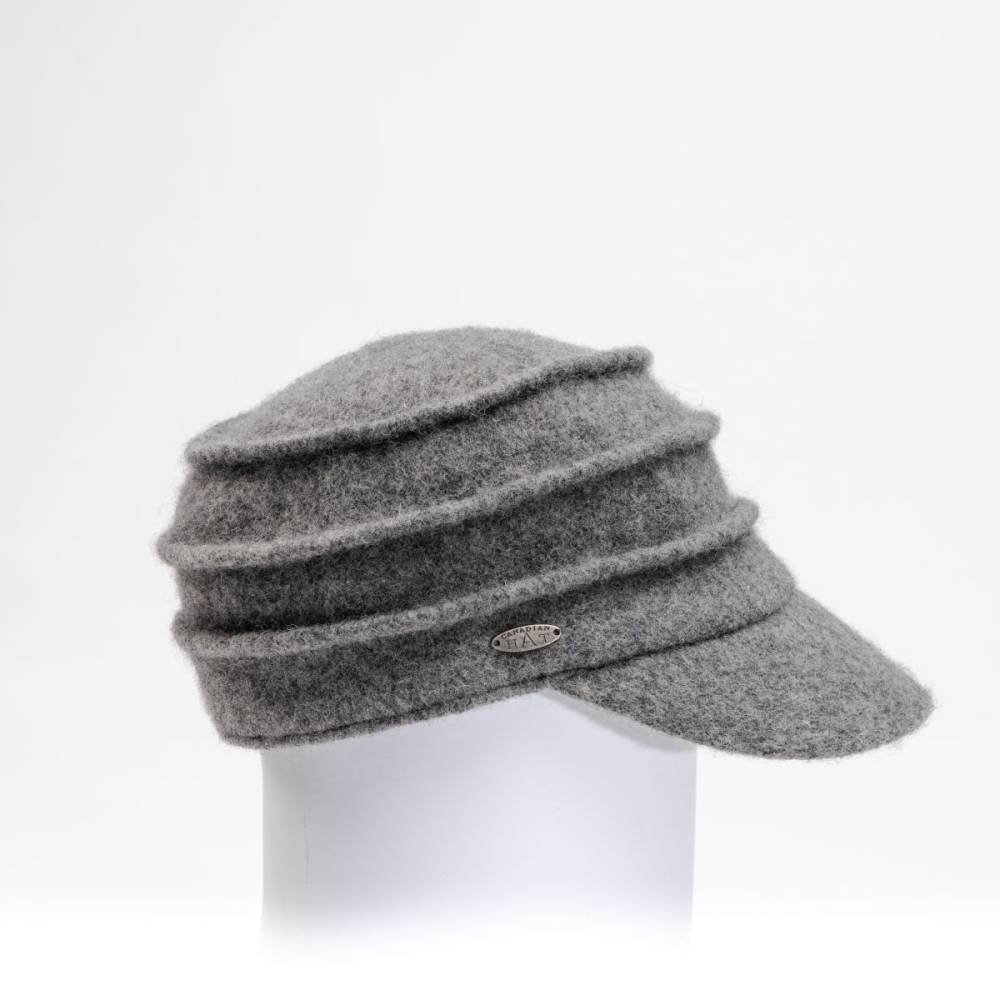 Canadian Hat 1918 - Cariana-Pleated Wool Cap