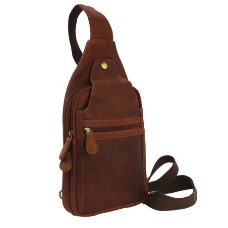 Eastern Counties Leather - Joey Distressed Leather Crossbody Bag